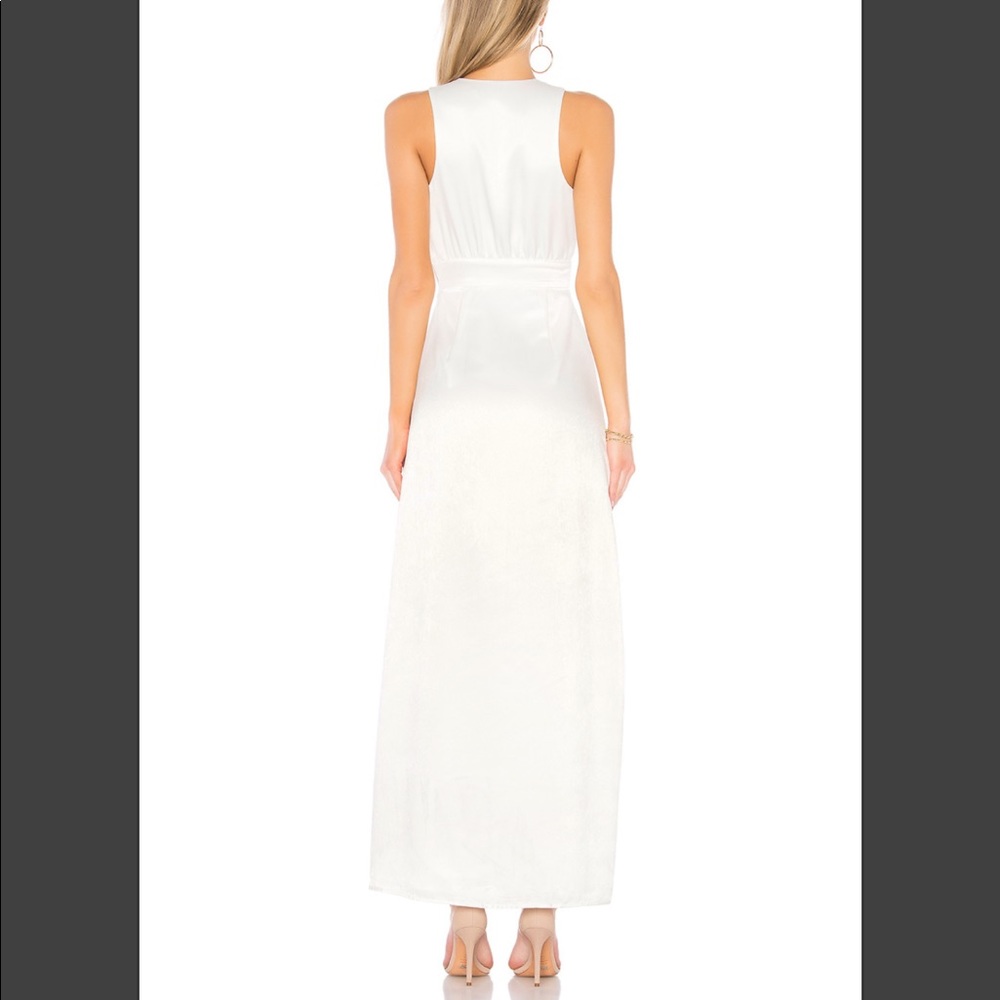 Lovers & Friends Naomi Gown In White Gem